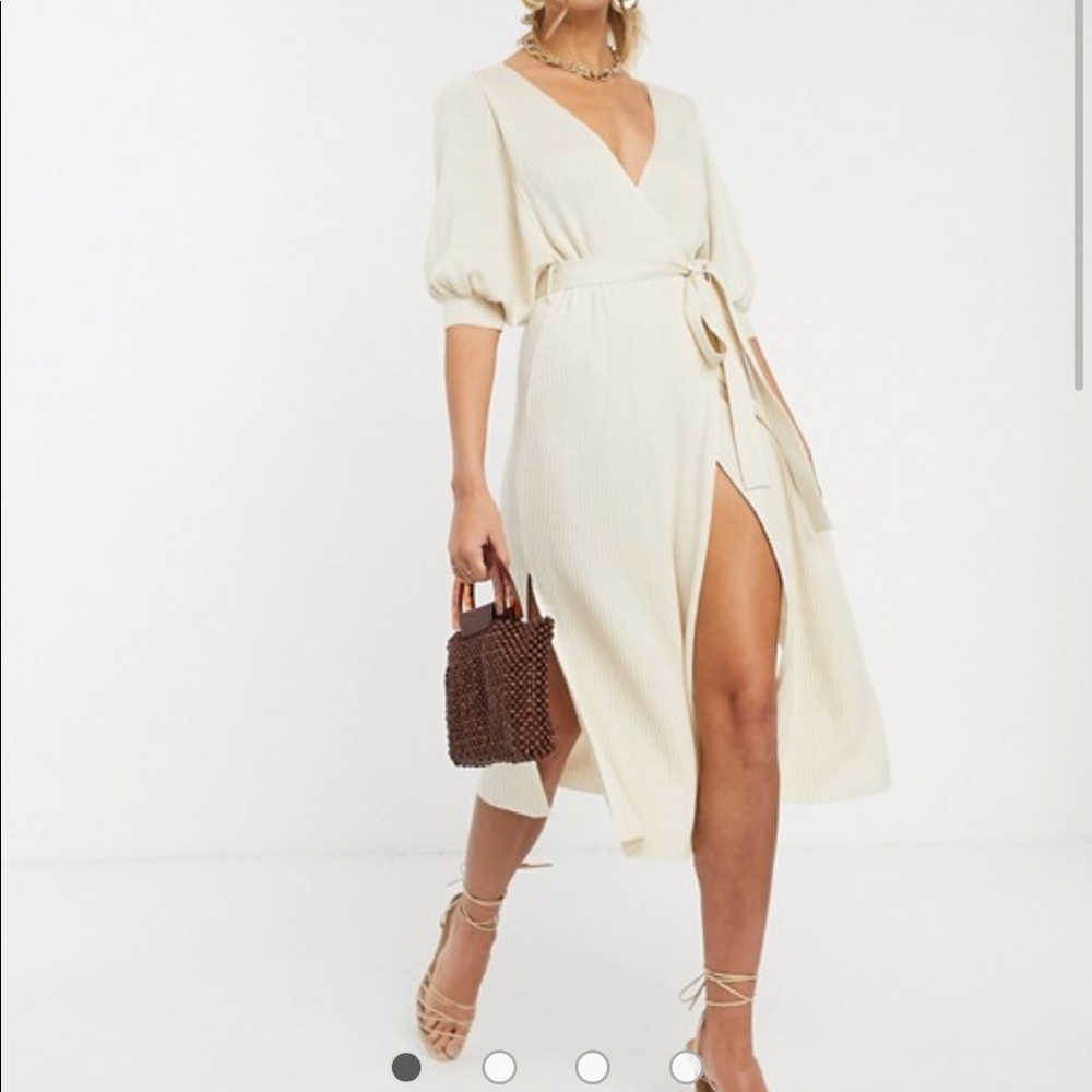 ASOS wrap midi dress